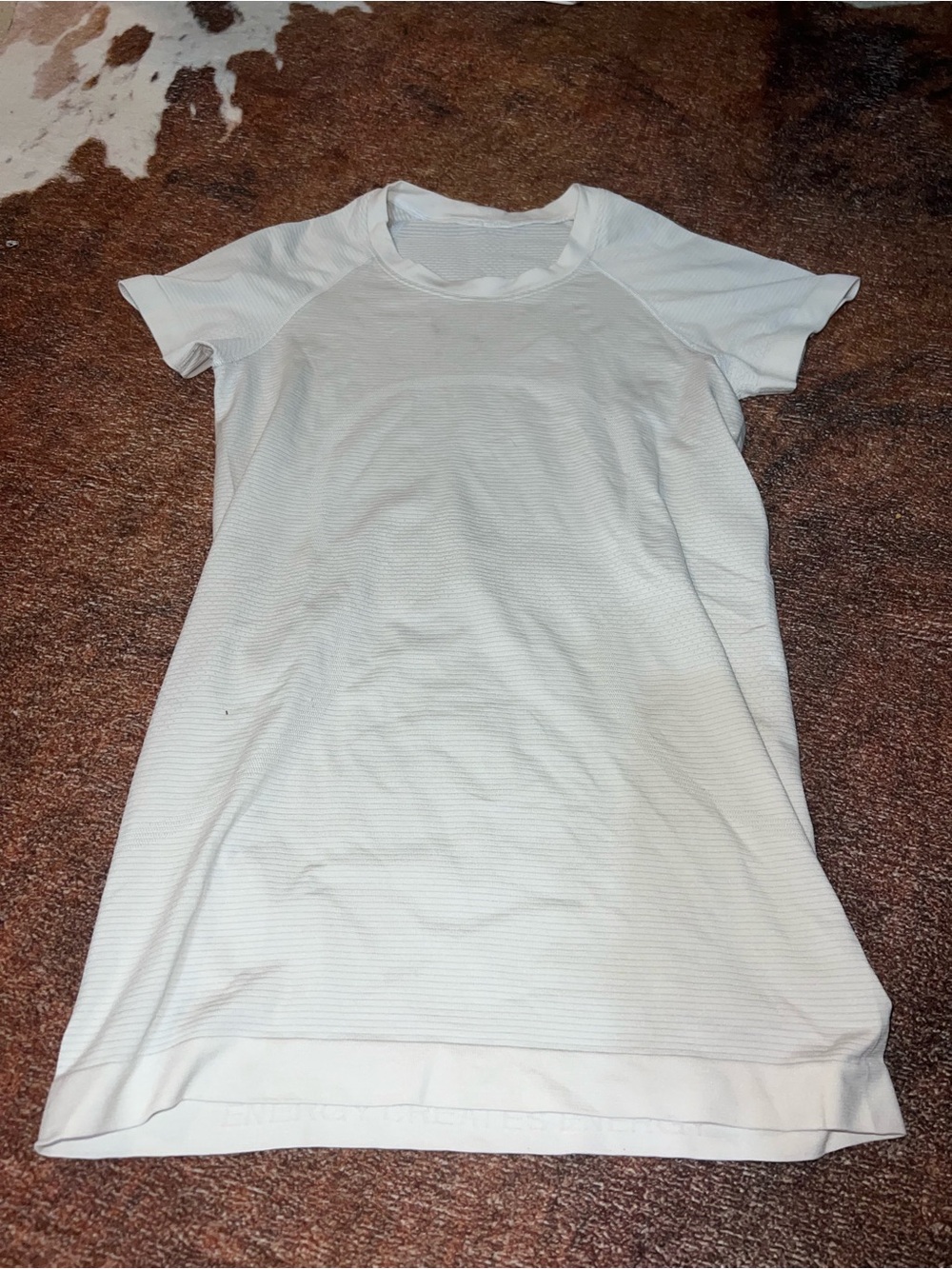 lululemon athletica White Short-Sleeve Performance Tee